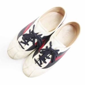 GUCCI シェリーライン スニーカー 蜂刺繍 イタリア製 483266 ホワイト 8.5 27.5cm