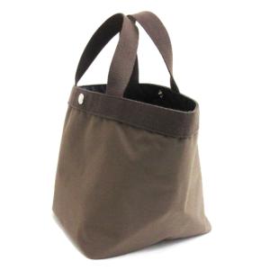 Hervé Chapelier 707C コーデュラ 舟型 トート バッグ ハンド フランス製 ブラウン