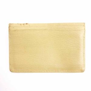 CHANEL ココマーク カードケース パスケース レザー フランス製 ベージュ