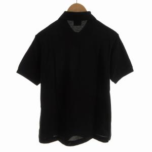 LACOSTE ポロシャツ 半袖 ワンポイントロゴ 4 L 黒 ブラック L1212X