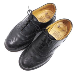 Dr.Martens レースアップシューズ ウイングチップ レザー ブラック 4 23cm