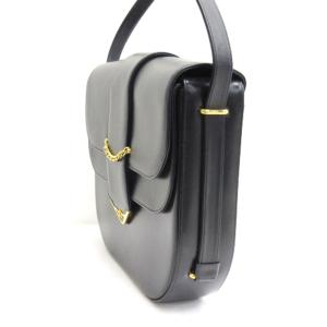 Cartier サファイアライン クロスボディ ショルダーバッグ ネイビー