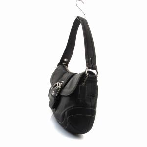 COACH ハンドバッグ ワンショルダー レザー ベルト 黒 ブラック F10910 GY14