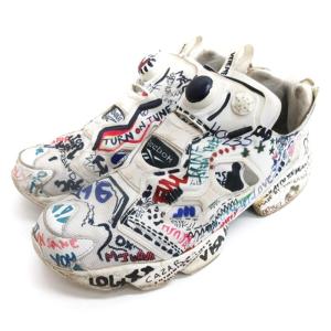 Reebok × VETEMENTS INSTAPUMP FURY スニーカー BS7031 27cm ホワイト AA