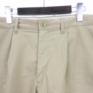 NEIGHBORHOOD ワイド パンツ タック ジッパーフライ ベージュ L