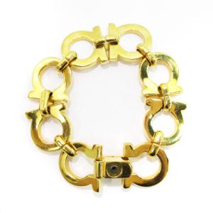 Salvatore Ferragamo ガンチーニ ブレスレット ゴールドカラー