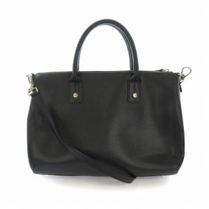 FURLA リンダ サッチェル 2WAY ハンドバッグ ショルダーバッグ レザー 黒 ブラック