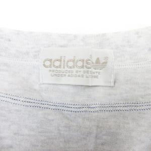 adidas Tシャツ 半袖 フェイクレイヤード グレー パープル M 241015E