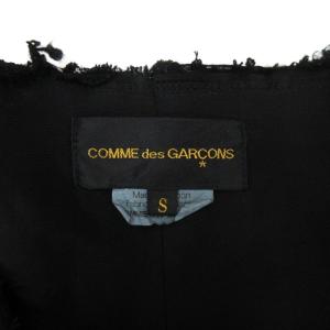 COMME des GARCONS レース ポンチョ ブラック S 241008E