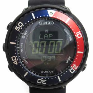 SEIKO PROSPEX フィールドマスター 腕時計 ソーラー デジタル デイト S802-00A0