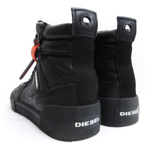 DIESEL S-DVELOWS スニーカー ハイカット レザー 黒 ブラック 26.5cm 靴 SM3