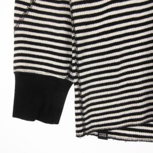 HYSTERIC GLAMOUR RAD GIRL 1984 ヘンリーネック スウェット トレーナー 長袖 ボーダー コットン プルオーバー 02223CS04