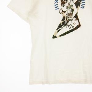 HYSTERIC GLAMOUR GUITAR GIRL ギター ガール Tシャツ カットソー 半袖 クルーネック 刺繍 コットン 02212CT04 白 ホワイト