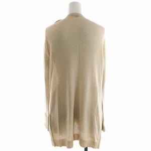 BURBERRY LONDON ニット カーディガン 刺繍 コットン 長袖 ベージュ