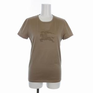 ロゴプリントTシャツ ショートスリーブ クルーネック 1 XS 茶 ブラウン B1P70-150-42