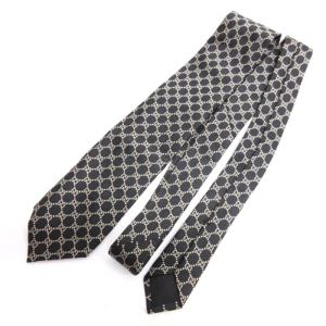 GUCCI GG柄 ネクタイ レギュラー シルク ブラック GY01