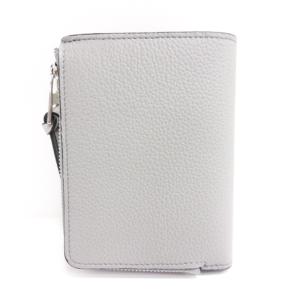 LOEWE スリムジップ バイフォールドウォレット グレー
