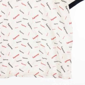 Supreme 18AW Scatter Rinfer リンガー Tシャツ ロゴ総柄 ホワイト M