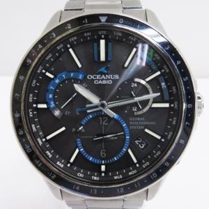 CASIO OCEANUS GPS ハイブリッド 電波 ソーラー 腕時計 デイト OCW-G1100-1AJF