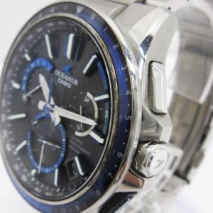 CASIO OCEANUS GPS ハイブリッド 電波 ソーラー 腕時計 デイト OCW-G1100-1AJF