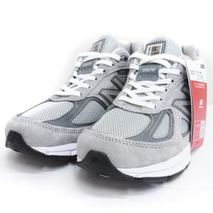 New Balance U990GR4 スニーカー スエード グレー 24.5cm
