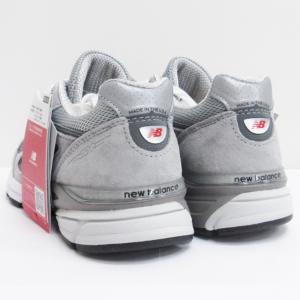 New Balance U990GR4 スニーカー スエード グレー 24.5cm