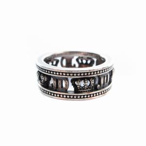 JUSTIN DAVIS 指輪 リング ワイド JDロゴ クラウン 17号 SV925