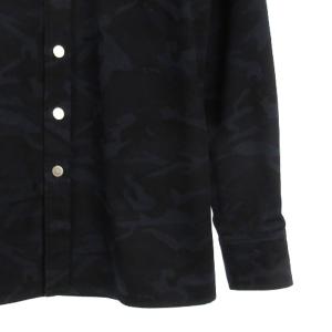 RAF SIMONS ×STERLING RUBY シャツ ジャケットカモフラ ネイビー系 46