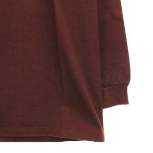 Rick Owens MOODY期 ヘビーコットンオーバーサイズ Tシャツ RU14F2263-BA ブラウン系 XS