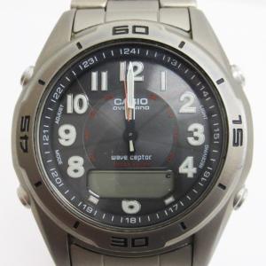 CASIO OVERLAND オーバーランド 腕時計 アナデジ ソーラー デイト OAW-100TDJ-1AJF シルバーカラー SM3