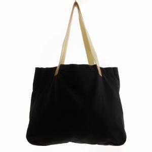 Onitsuka Tiger トートバッグ ロゴ キャンバス 黒 ブラック