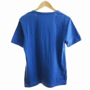 BURBERRY BLACK LABEL Tシャツ カットソー ヘンリーネック 3 L 青 ブルー