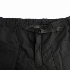 NANGA ダウンパンツ カーゴパンツ アウトドア XL 黒 ブラック