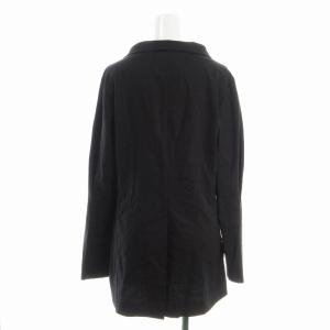 Y's ジャケット アウター ロング 無地 2 S 黒 ブラック