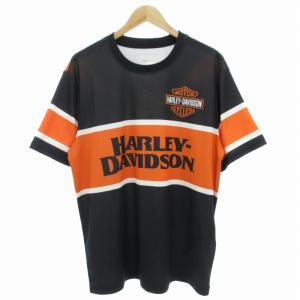 Burning Eagle バーニング イーグル ショートスリーブTシャツ 半袖 ロゴ L 黒 ブラック オレンジ 96542-24VM