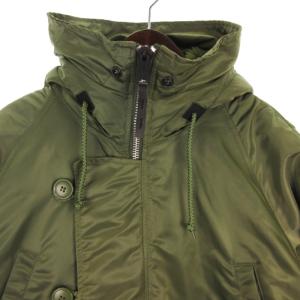 ALPHA INDUSTRIES アルファインダストリーズ フライト ジャケット 中綿 ファー付き ミリタリー 20024-403 ヴィンテージグリーン L