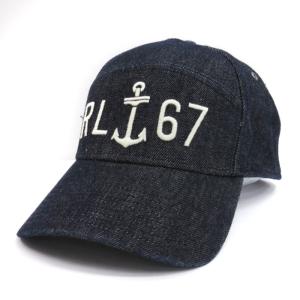 RRL ネイビー キャンバス ショルダーバッグ アンカー刺繍 RRL ネイビー キャンバス ショルダーバッグ アンカー刺繍