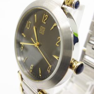 GIVENCHY 腕時計 クォーツ SS RA.111.0 シルバーカラー 文字盤ブラック SM3