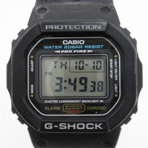CASIO G-SHOCK 腕時計 デジタル クロノグラフ デイト DW-5600E 黒 ブラック SM3