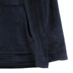 POLO RALPH LAUREN ブラッシュドベロアロングスリーブ パーカー ロゴ プリント RM8-y006 ネイビー L