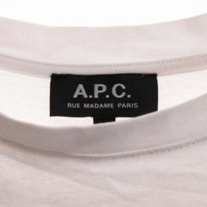 A.P.C. T-SHIRT VPC BLANC H-R 21P Ｔシャツ カットソー 半袖 ロゴ プリント コットン M 白 ホワイト