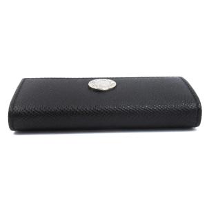 BVLGARI Key holder small 6連 キーケース レザー 20234 黒 ブラック
