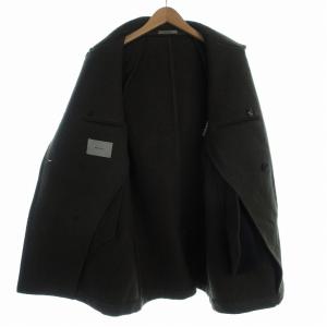 BOGLIOLI メルトンコート ピーコート Pコート ハーフ ミディアム ミドル アウター 46 M カーキ