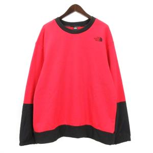 スウェット トレーナー 切替 アウトドアウェア レッド ブラック L 241105E