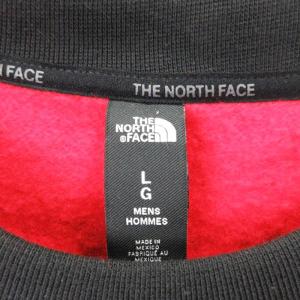 THE NORTH FACE スウェット トレーナー 切替 アウトドアウェア レッド ブラック L 241105E