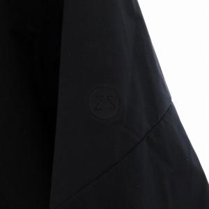 DESCENTE DMMP ナロンジャケット フーディー XS 黒 ブラック JC30Z