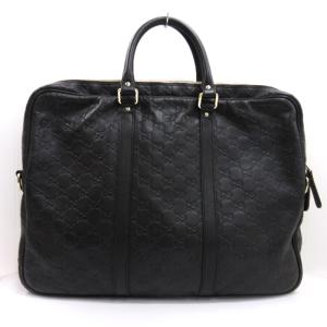 GUCCI グッチシマ ブリーフケース GG 208463 ダークブラウン
