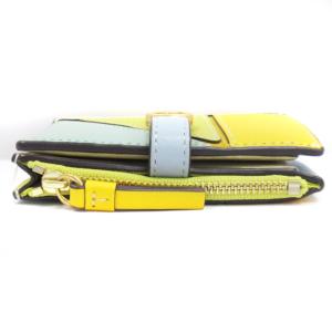 TORY BURCH Walker Patchwork Mini Wallet Mint ウォーカー パッチワーク  二つ折り 財布 レザー マルチカラー