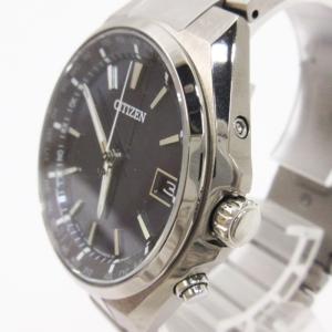 CITIZEN アテッサ ATTESA エコドライブ 腕時計 ソーラー 電波 デイト CB1120-50L 文字盤ブルー SM3