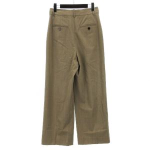 Theory Traceable Wool Pleat Treeca GB トラウザー パンツ 2 カーキメランジ 241114E